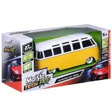 RC VOLKSWAGENBUS SAMBA 1962 GEEL/WIT 1:24 (MAISTO TECH)